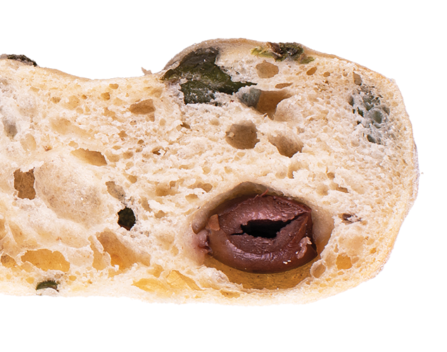 Breadstick with CASTELVETRANO and LECCINO olives Breadstick with CASTELVETRANO and LECCINO olives